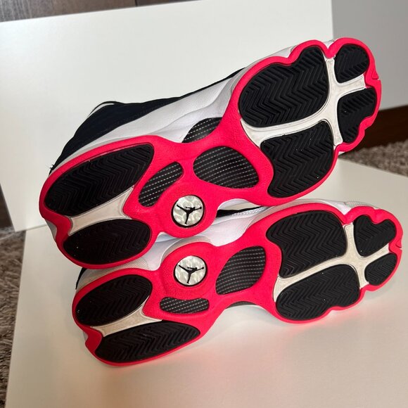 Nike Air Jordan 13 Retro Black/Hyper Pink - White Woman's size 8 - Picture 5 of 15